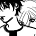 Ephraim and Azriel in black and white